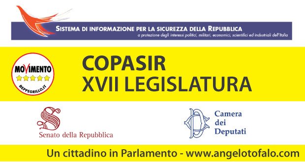 servizi segreti copasir angelo tofalo