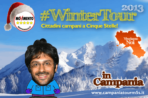 Angelo Tofalo campania movimento 5 stelle wintertour