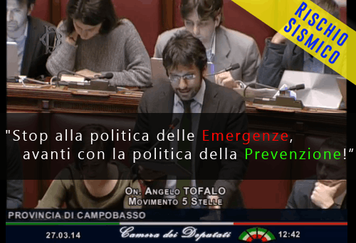 Angelo tofalo Basta Emergenze, prevenzione