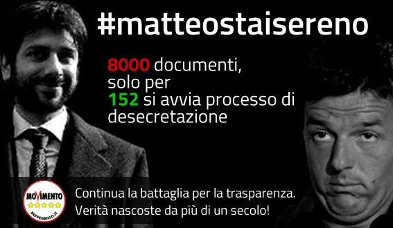 angelo-tofalo-desecretazione-servizi-segreti-matteo-renzi fascicoli spariti camera dei deputati
