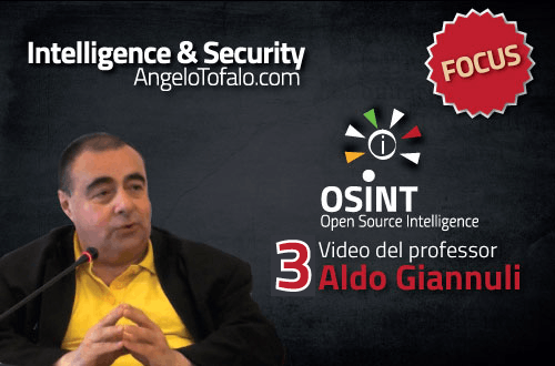 Professor Aldo Giannuli: Open Source Intelligence - Reverse Engineering