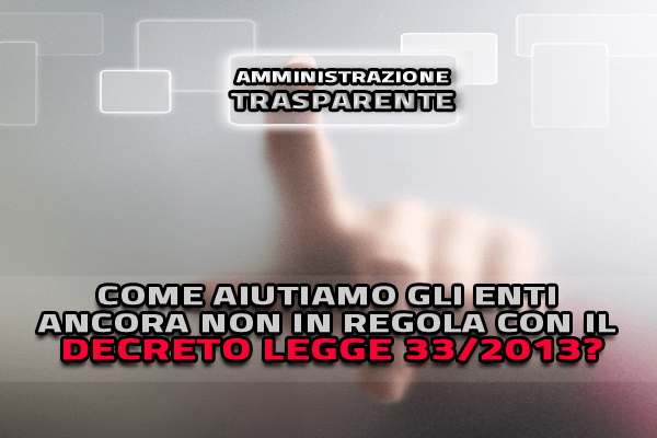 Trasparenza amministrativa