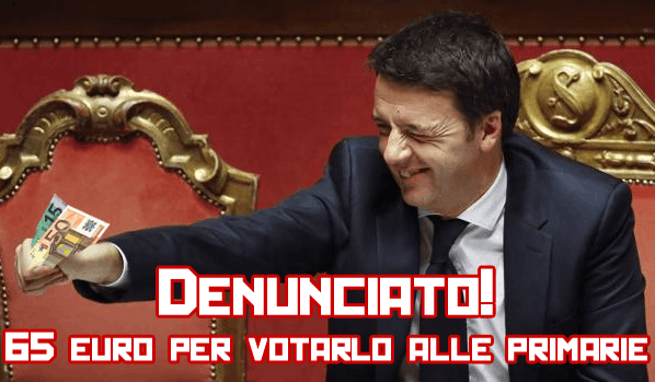Denuncia Renzi
