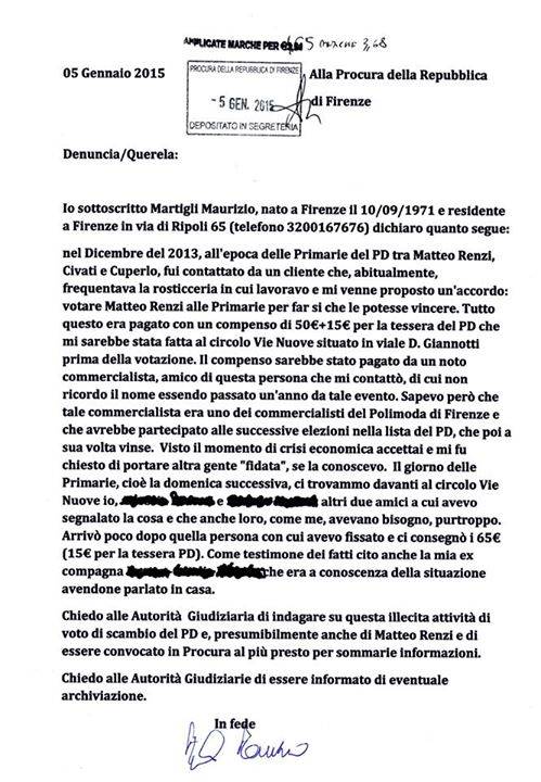Denuncia-Matteo-Renzi