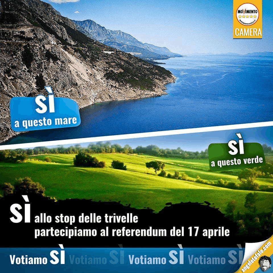 ANGELO TOFALO NO TRIVELLE REFERENDUM 17 APRILE 2016