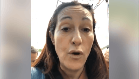 paola taverna a mercato san severino con andrea cioffi e angelo tofalo