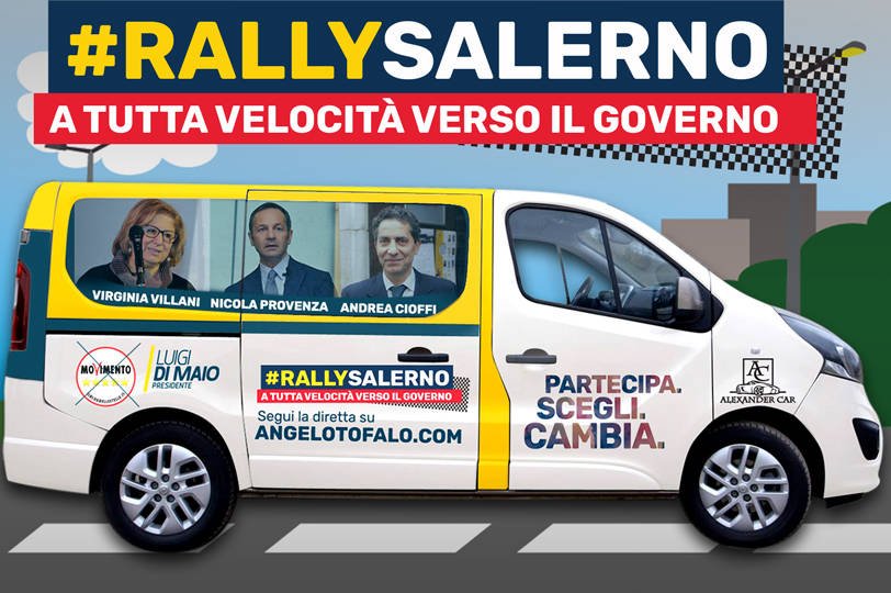 m5s salerno diretta tour