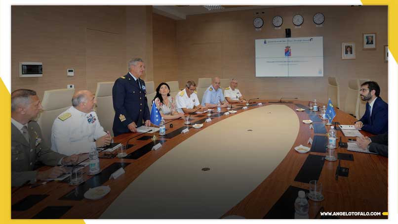 Incontro con il segretario generale della DifesaDNA Generale di squadra aerea Carlo Magrassi