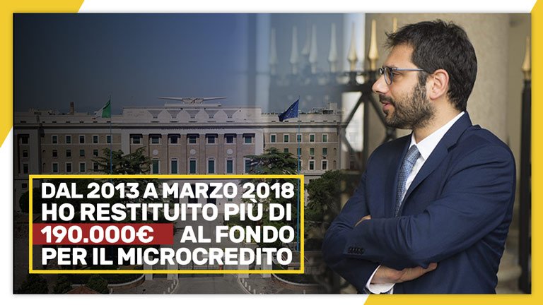 restituzioni angelo tofalo microcredito pmi movimento 5 stelle