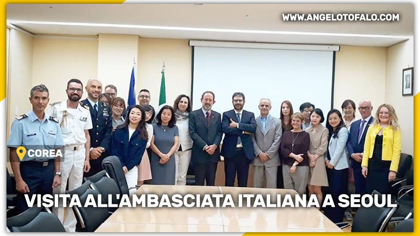 visita-ambasciata-italiana-corea-seoul-angelo-tofalo-sottosegretario-ministero-difesa-movimento-5-stelle