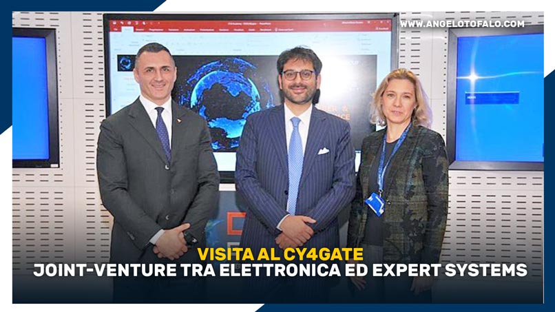 CY4GATE electronic warfare Elettronica Expert Systems angelo tofalo sottosegretario ministero difesa