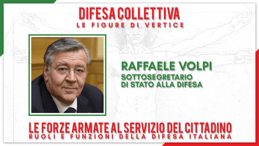 raffaele volpi sottosegretario ministero difesa collettiva materie delegate