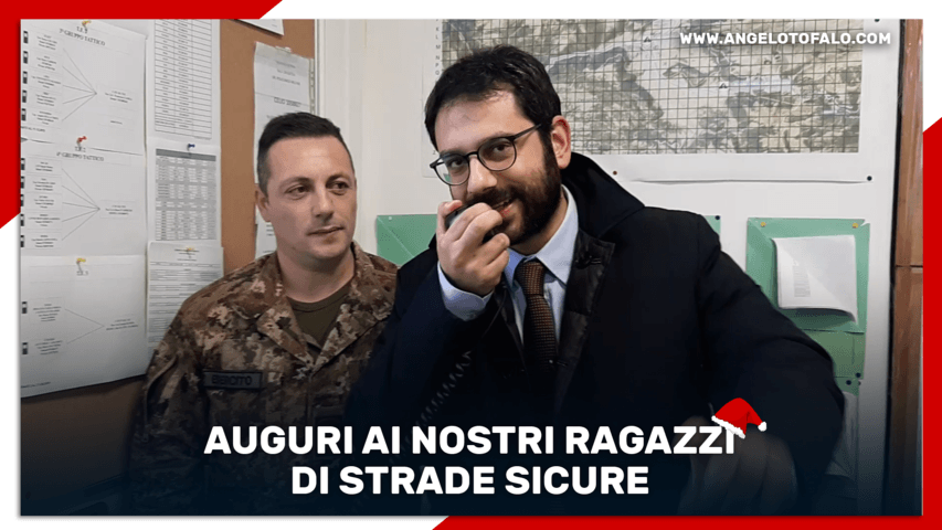 anno nuovo feste strade sicure auguri natale angelo tofalo sottosegretario ministero difesa movimento 5 stelle