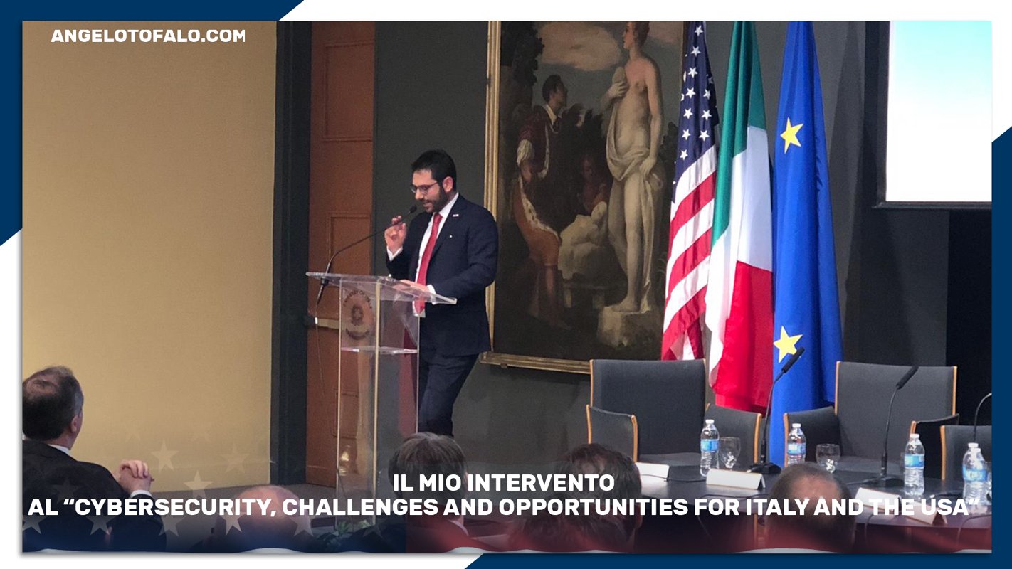 angelo-tofalo-sottosegretario-ministro-difesa-Cybersecurity,-challenges-and-opportunities-for-Italy-and-the-USA-movimento-5-stelle
