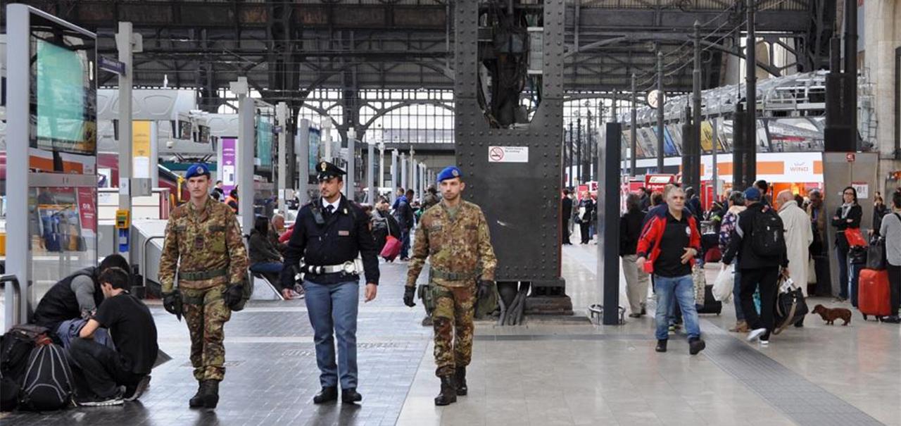 militare ferito milano