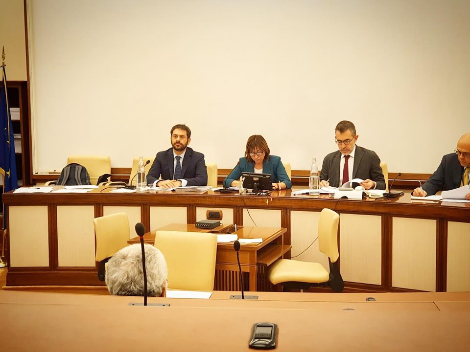 Il Sottosegretario di Stato Angelo Tofalo in Commissione Difesa al Senato della Repubblica