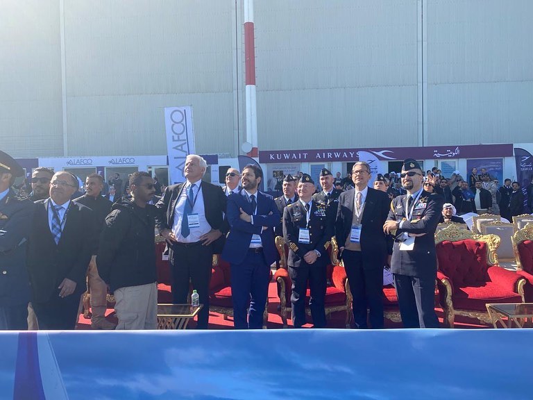 Angelo Tofalo alla Cerimonia di inaugurazione della seconda edizione del Kuwait Aviation Show 2020