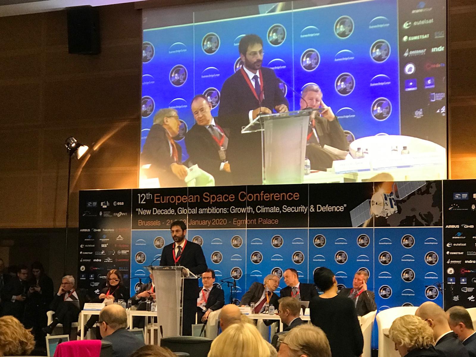 Sottosegretario alla difesa Angelo Togalo al 12th European Space Conference