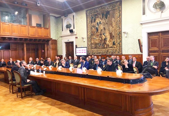 Sottosegretario Ministero Difesa Angelo Tofalo alla 0ttava seduta del Comitato Interministeriale per le politiche relative allo Spazio e alla ricerca spaziale