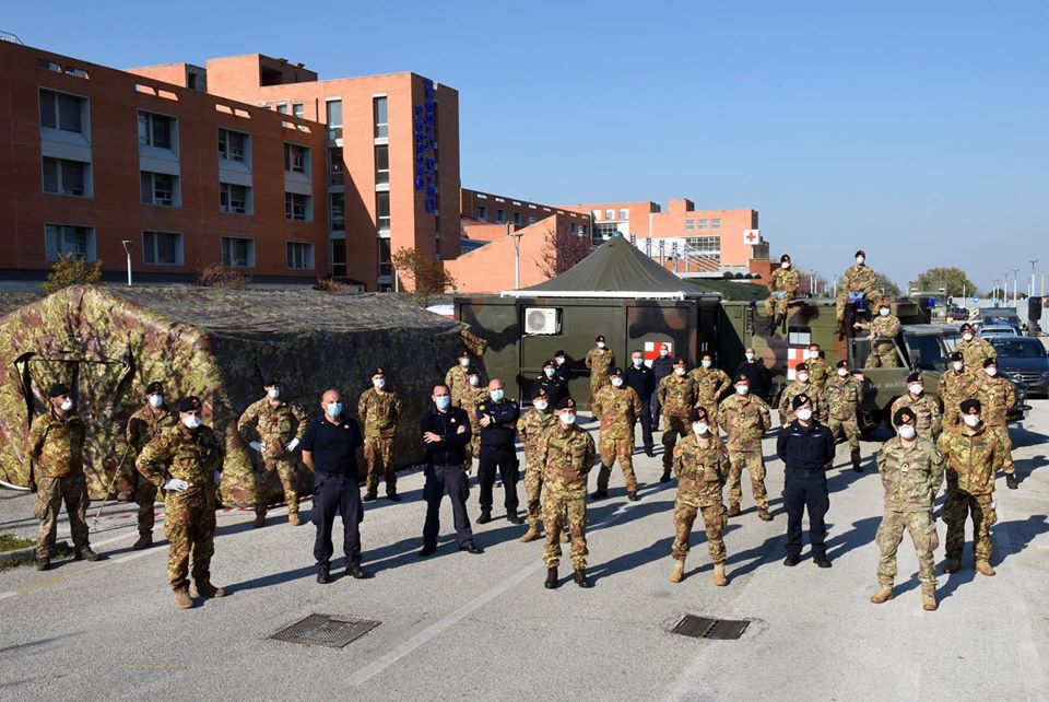 Ospedale Carlo Urbani il Posto Medico Avanzato della Marina Militare a Jesi