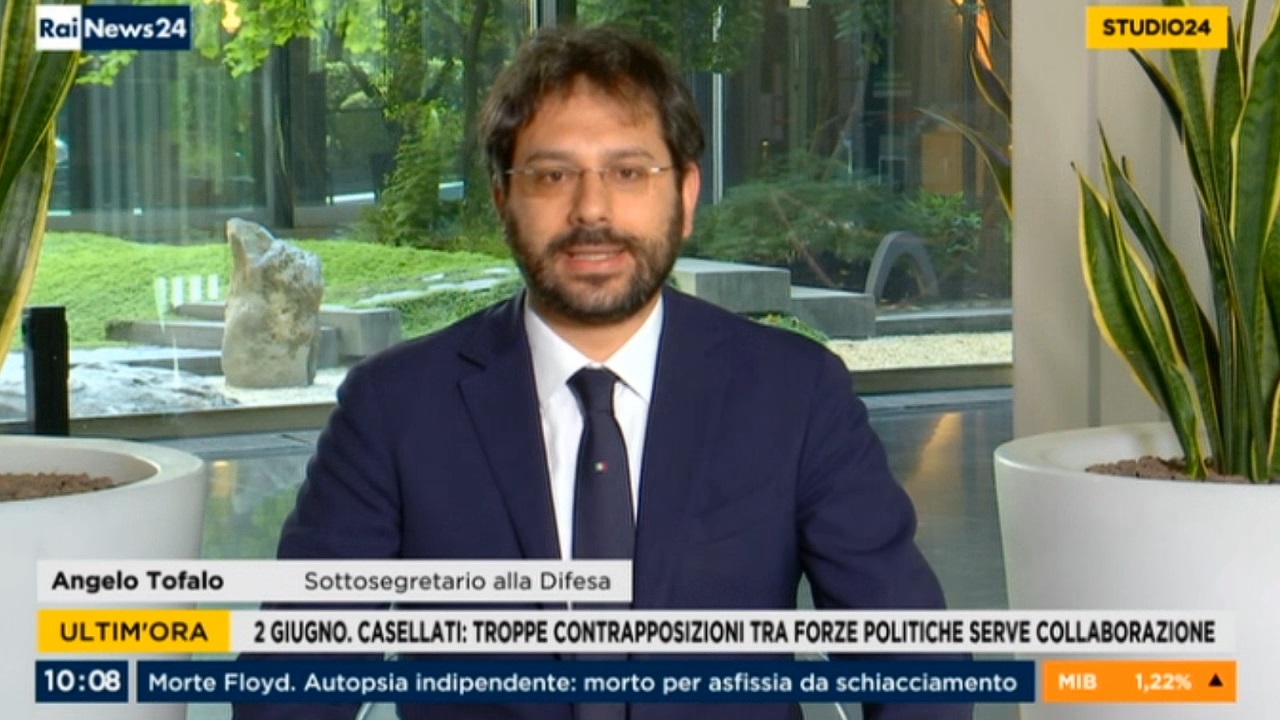 Angelo Tofalo a Rai News 24 - La Festa della Repubblica