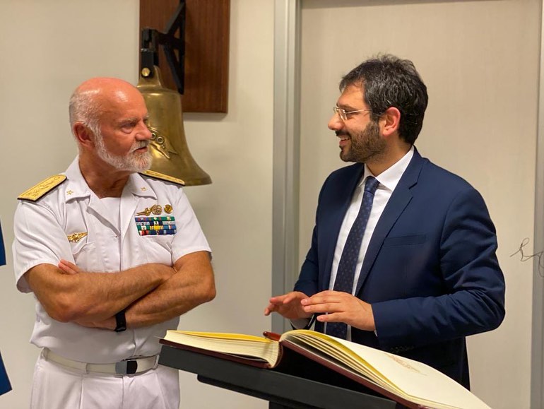 Il Sottosegretario alla Difesa Tofalo visita il CINCNAV