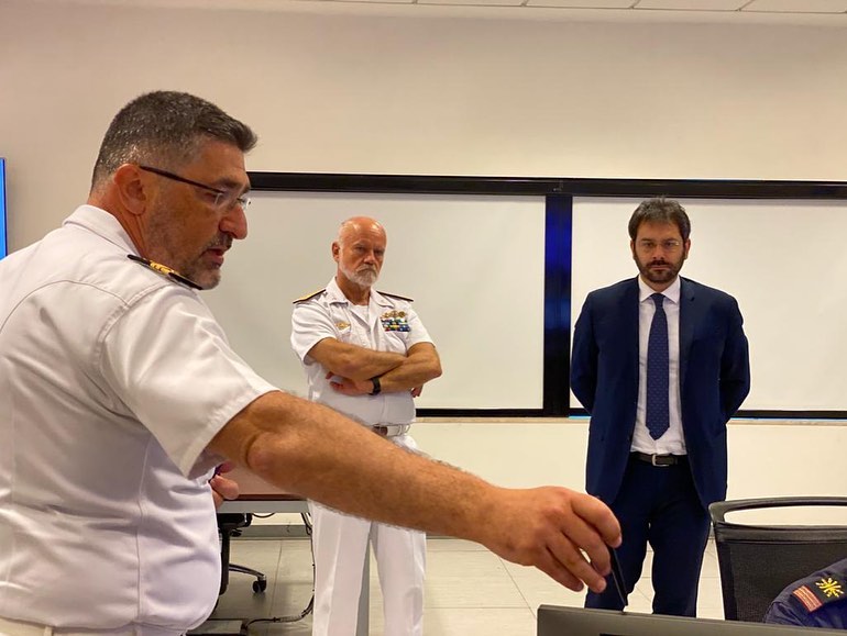 Il Sottosegretario alla Difesa Tofalo visita il CINCNAV