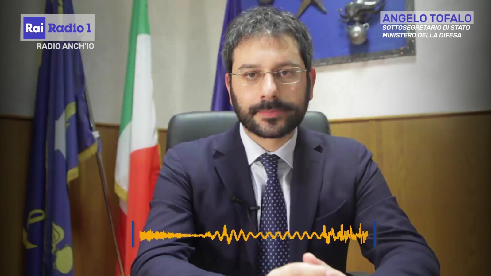 Angelo Tofalo intervista a Rai Radio 1