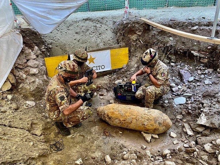 Bolzano Bomba Seconda Guerra Mondiale disinnescata