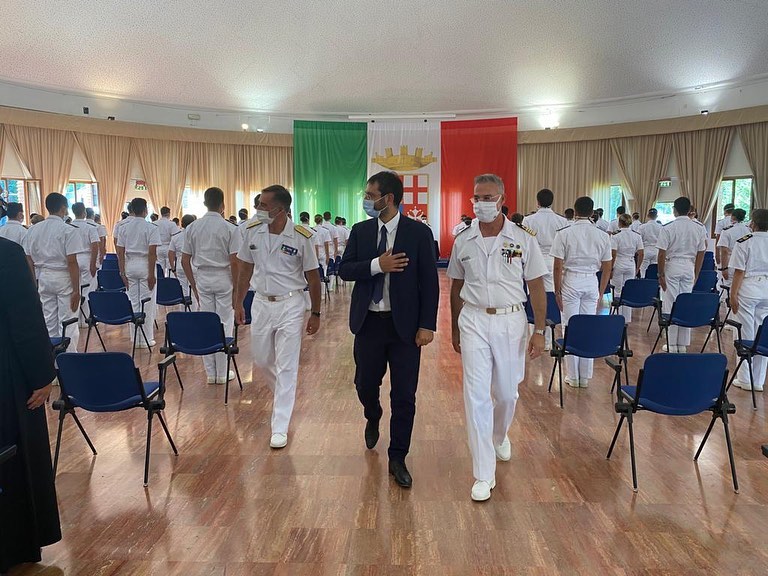 Il Sottosegretario alla Difesa Tofalo in visita alla Scuola Navale Militare Francesco Morosini