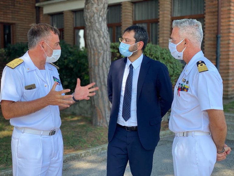 Il Sottosegretario alla Difesa Tofalo in visita alla Scuola Navale Militare Francesco Morosini
