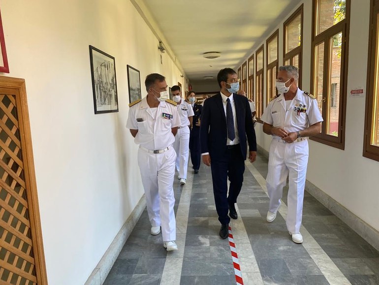 Il Sottosegretario alla Difesa Tofalo in visita alla Scuola Navale Militare Francesco Morosini