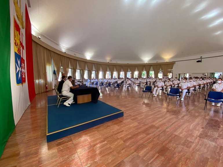 Il Sottosegretario alla Difesa Tofalo in visita alla Scuola Navale Militare Francesco Morosini