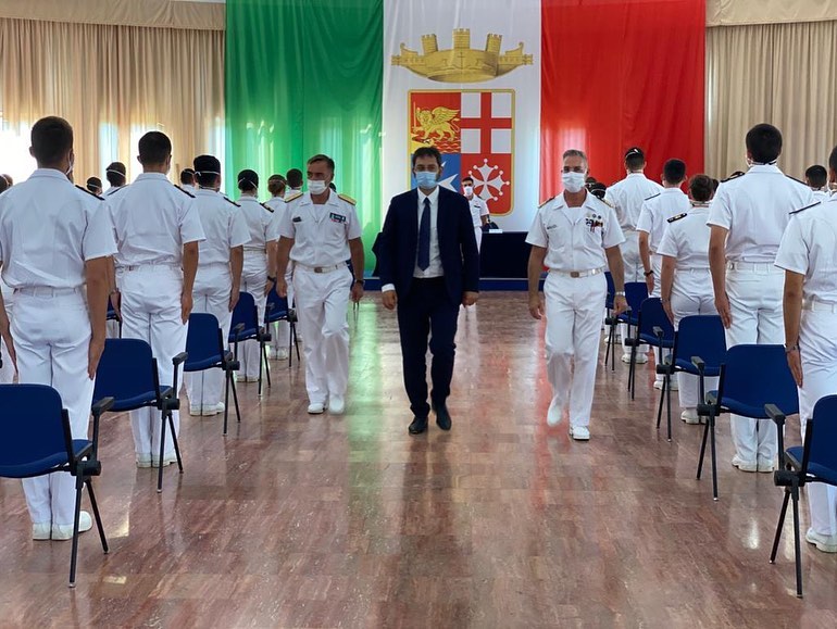 Il Sottosegretario alla Difesa Tofalo in visita alla Scuola Navale Militare Francesco Morosini