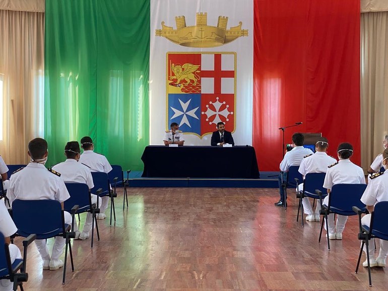 Il Sottosegretario alla Difesa Tofalo in visita alla Scuola Navale Militare Francesco Morosini