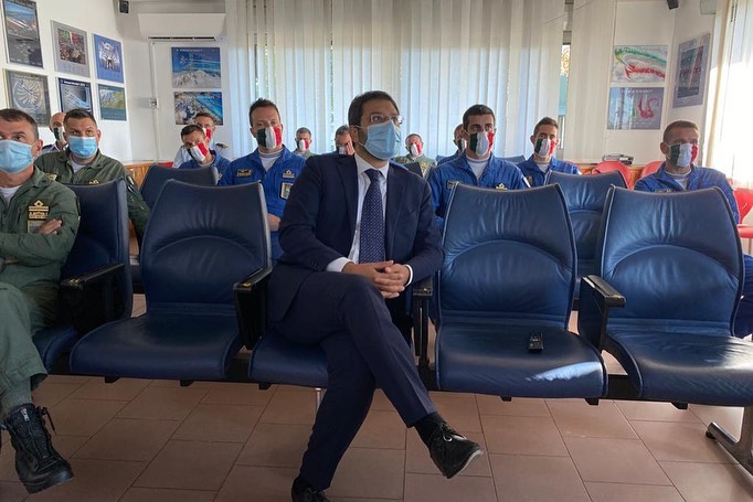 Il Sottosegretario alla Difesa Tofalo visita la Base Aerea di Rivolto