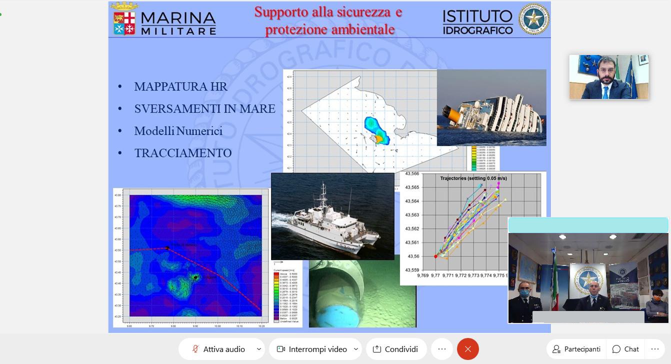 Angelo Tofalo in briefing sull'Istituto Idrografico della Marina Militare