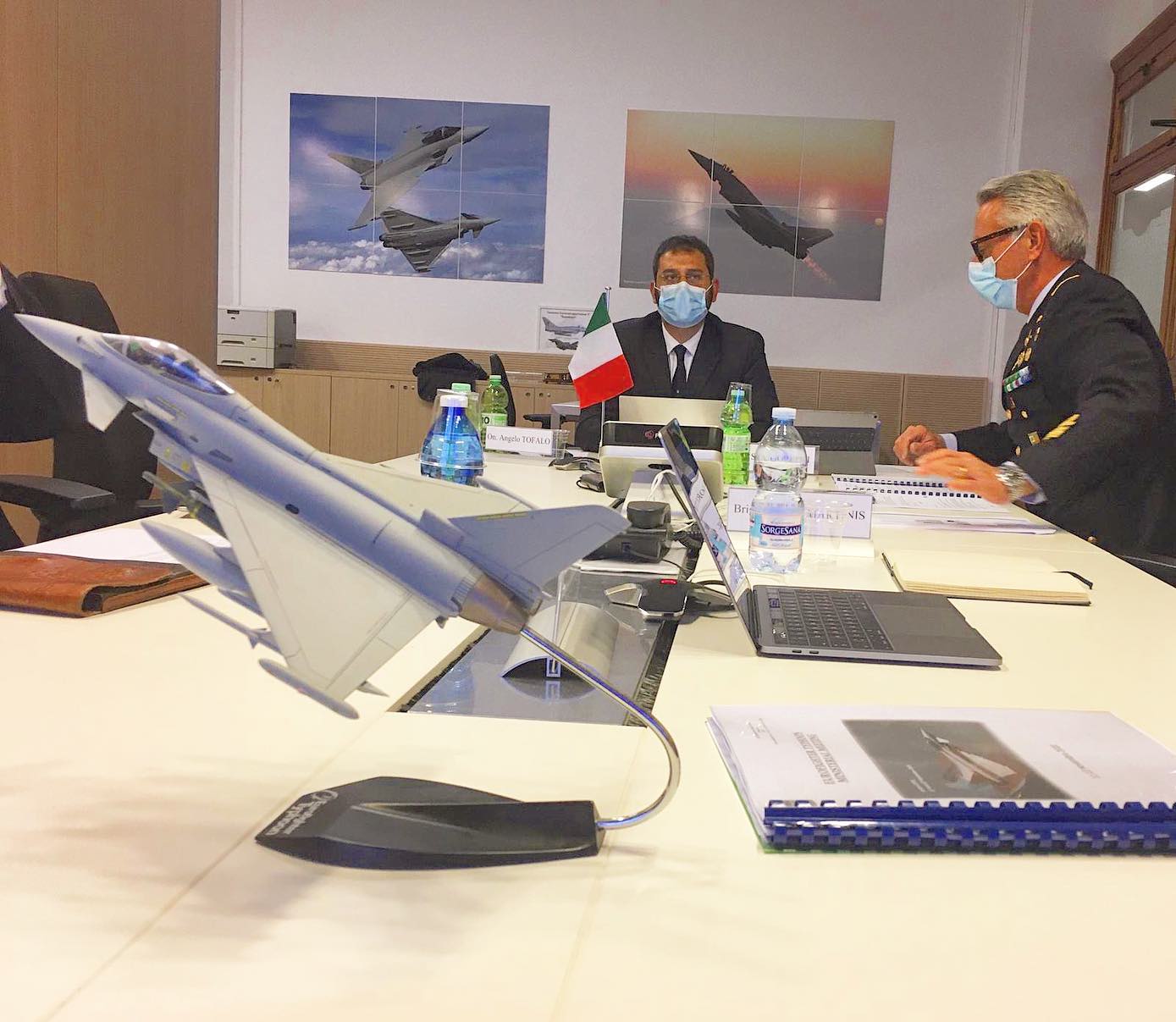 Angelo Tofalo partecipa a Ministeriale del programma Eurofighter