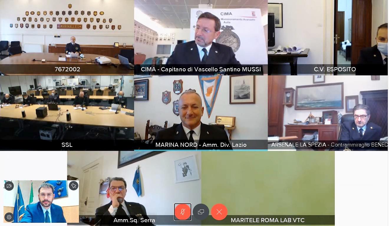 Visita virtuale tra alcuni enti della Marina Militare