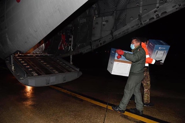 Aeronautica Militare impegnata nell operazione Eos