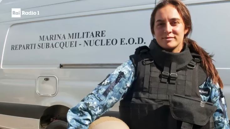 Chiara Giamundo, primo palombaro donna della Marina Militare