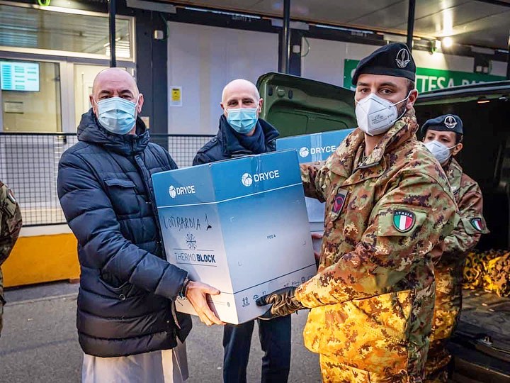 I vaccini in tutta italia grazie alle forze armate