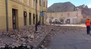 Terremoto in Croazia