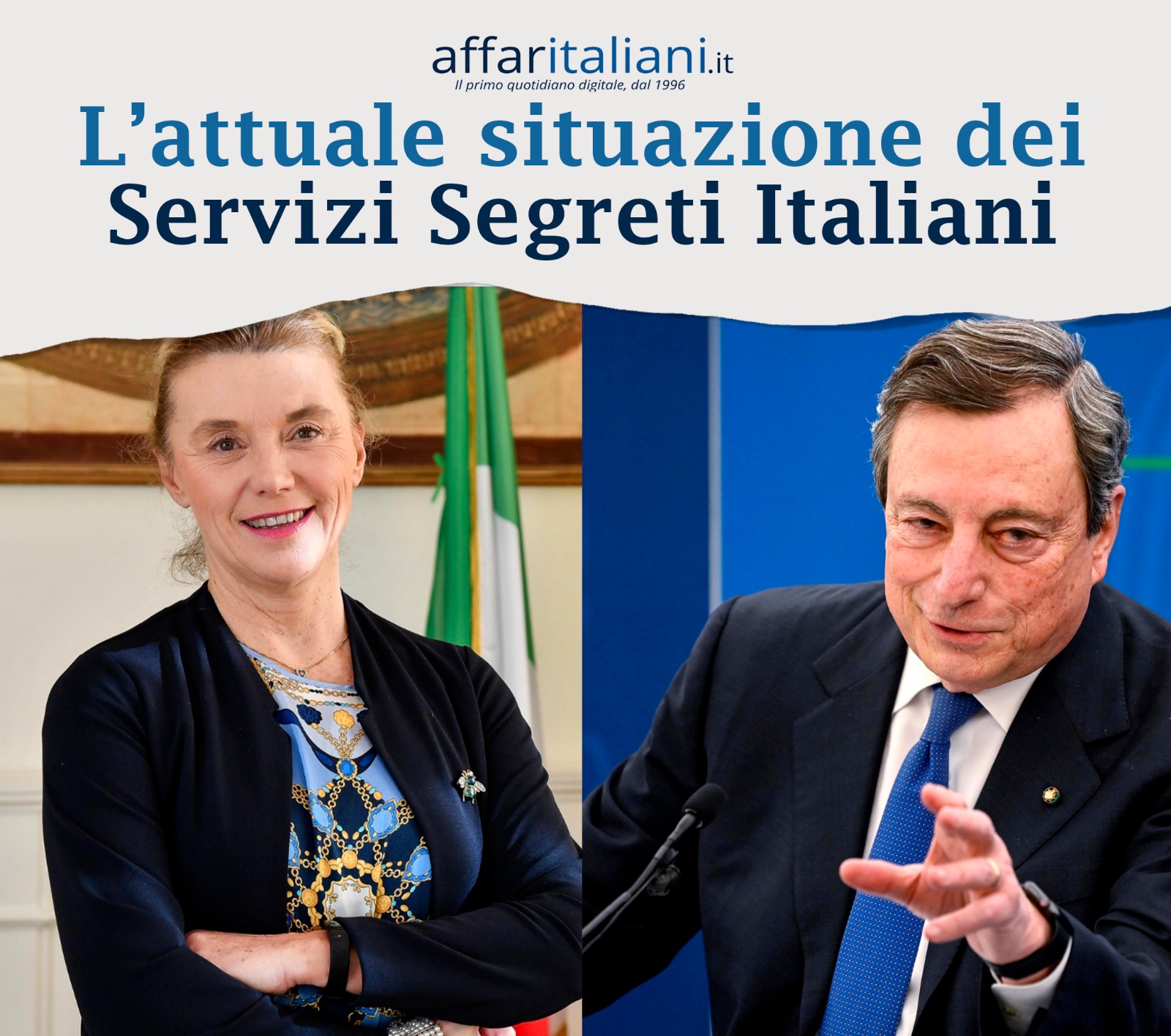 dis mario draghi nomina elisabetta belloni servizi segreti italiani
