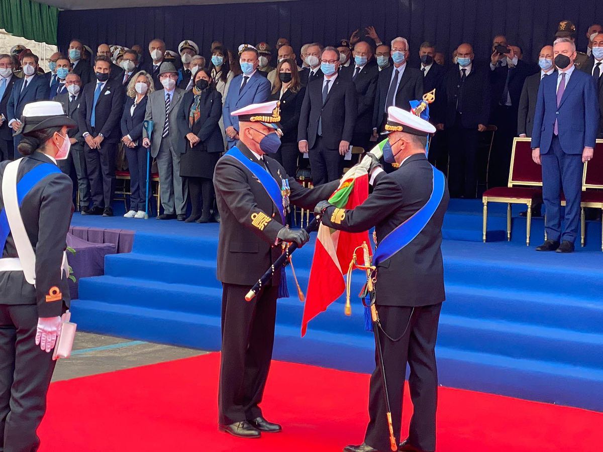 Enrico Credendino e Giuseppe Cavo Dragone - Avvicendamento a Capo di Stato Maggiore della Marina Militare