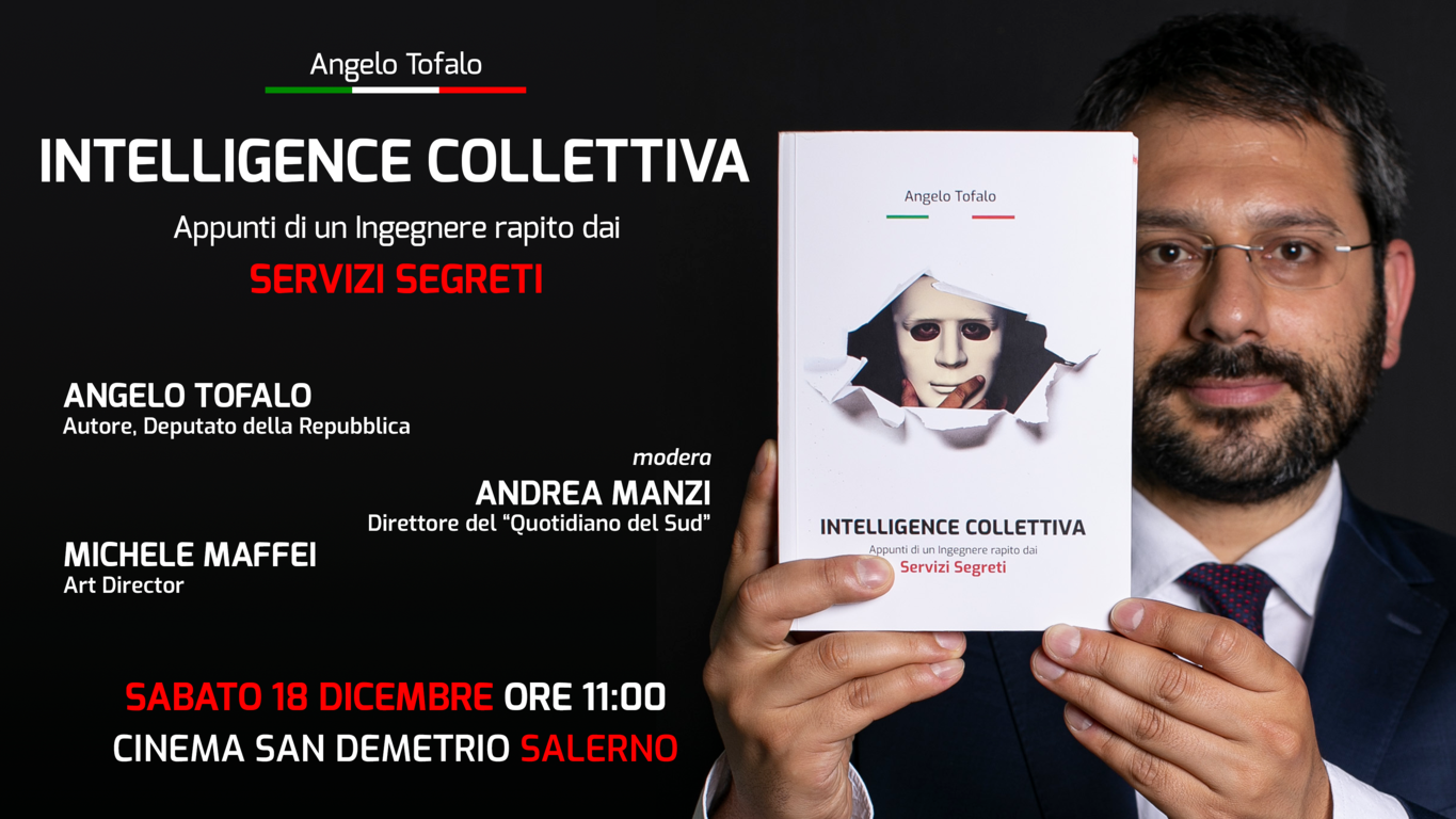 Intelligence Collettiva Appunti di un Ingegnere rapito dai Servizi Segreti evento salerno