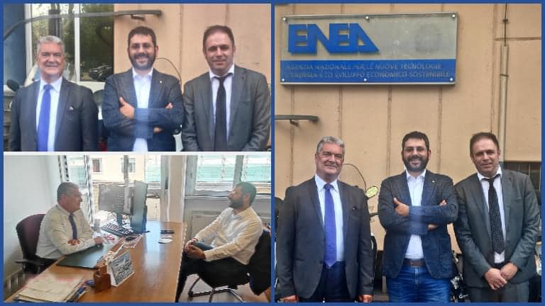 Angelo Tofalo visita ENEA Agenzia nazionale per le nuove tecnologie