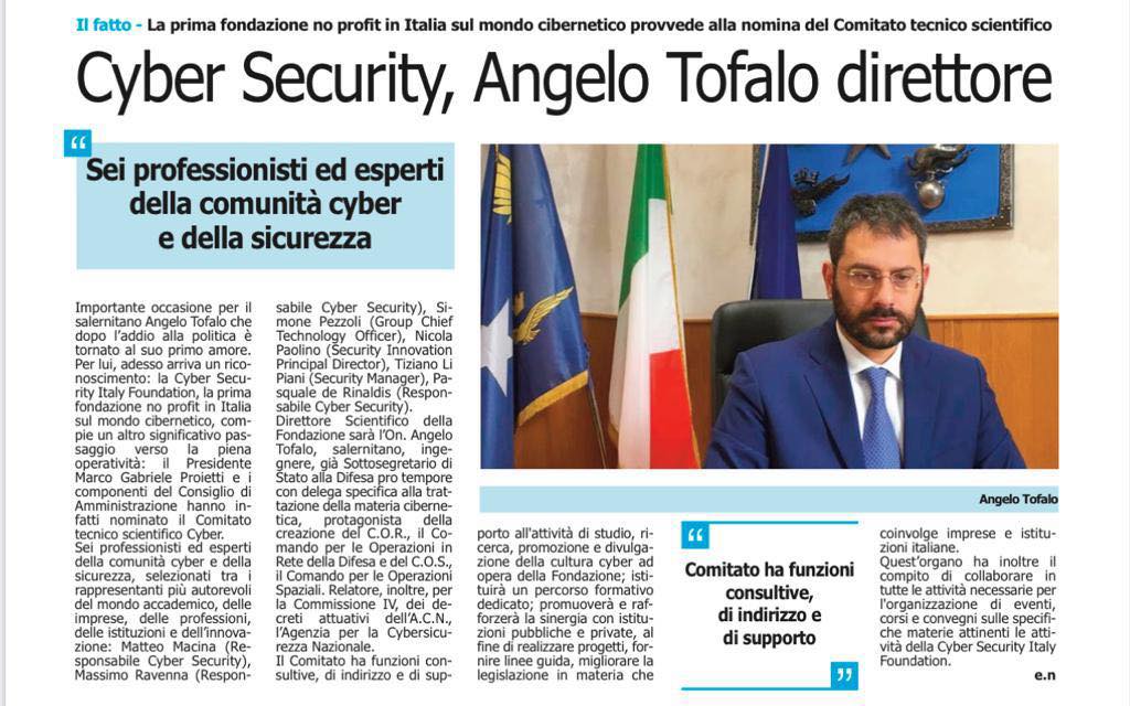 La Cyber Security Italy Foundation è la prima fondazione no profit in Italia sul mondo cibernetico